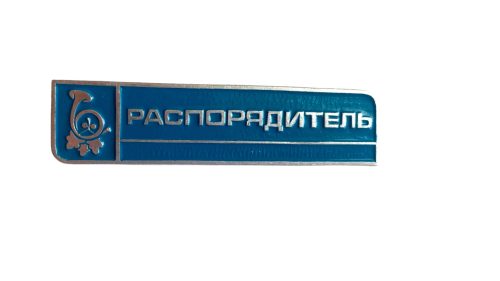 Значок-бейдж "Распорядитель"